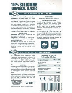 S-072 SILIKON UNIWERSALNY 20ML BEZBARWNY