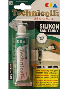 S-389 SILIKON SANITARNY 20ML BIAŁY