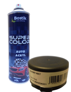 SUPER COLOR AUTO ACRYL 500ML CZARNY MAT DB