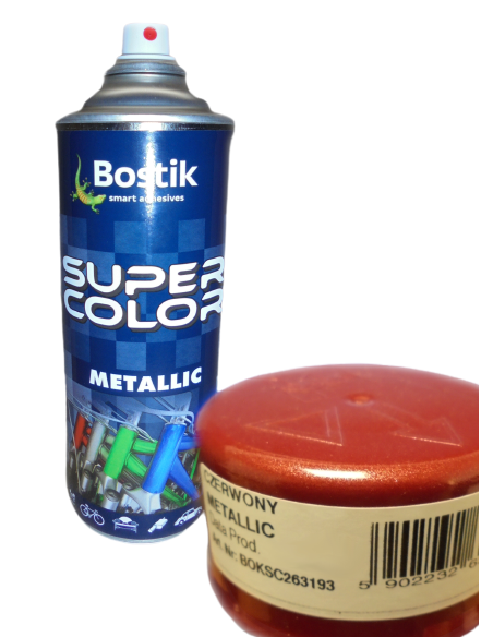 SUPER COLOR METALLIC 400ML CZERWONY DB