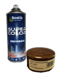 SUPER COLOR LAKIER UNI (8017) 400ML BRĄZOWY DB