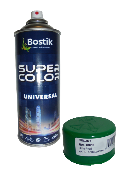 SUPER COLOR LAKIER UNI (6029) 400ML ZIELONY DB