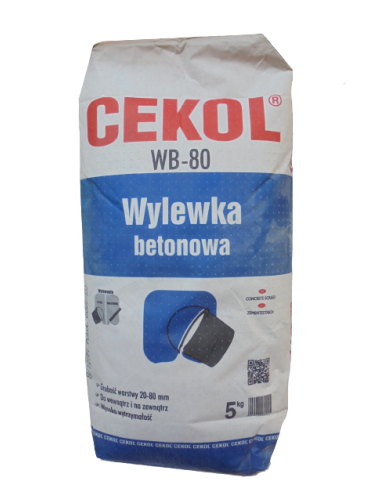 CEKOL WB-80 WYLEWKA BETONOWA 5KG
