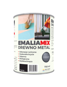 EMALIA MIX DREWNO METAL 750ML CZARNY