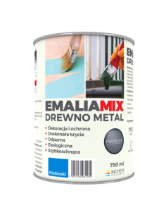 EMALIA MIX DREWNO METAL 750ML NIEBIESKI