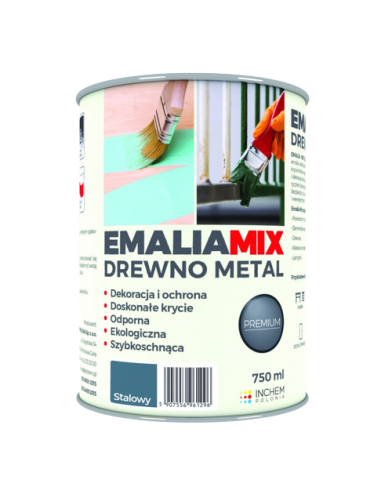 EMALIA MIX DREWNO METAL 750ML STALOWY