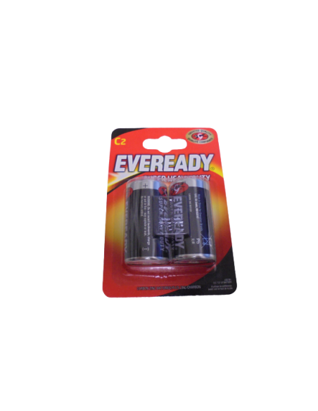 BATERIA EVEREDY SUPER HEAVY DUTY C R14/2SZT.