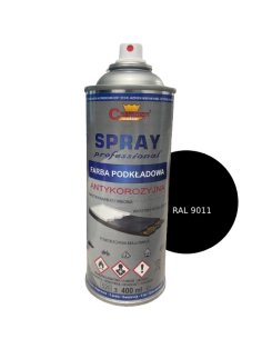 CHAMPION SPRAY PODKŁADOWY 400ML 9011 CZARNY