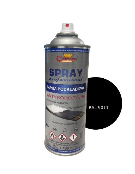 CHAMPION SPRAY PODKŁADOWY 400ML 9011 CZARNY