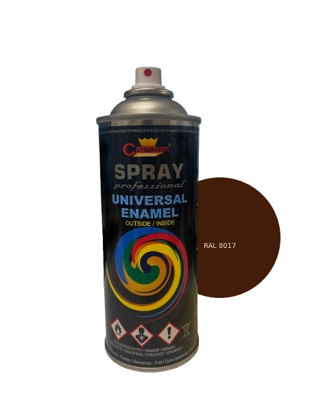 CHAMPION SPRAY UNIWERSALNY 400ML 8017 CZEKOLADOWY