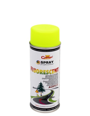 CHAMPION SPRAY FLUORESCENCYJNY 400ML ŻÓŁTY