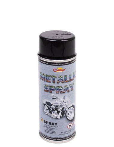 CHAMPION SPRAY METALLIC 400ML CZARNY