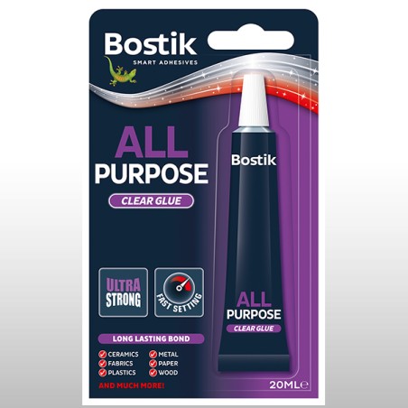 BOSTIK ALL PURPOSE CLEAR ADHESIVE