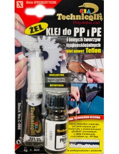 C-086 KLEJ DO PP I PE ŻEL 4G + 4ML